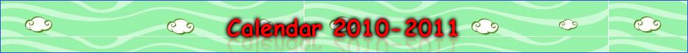 Calendar 2010-2011